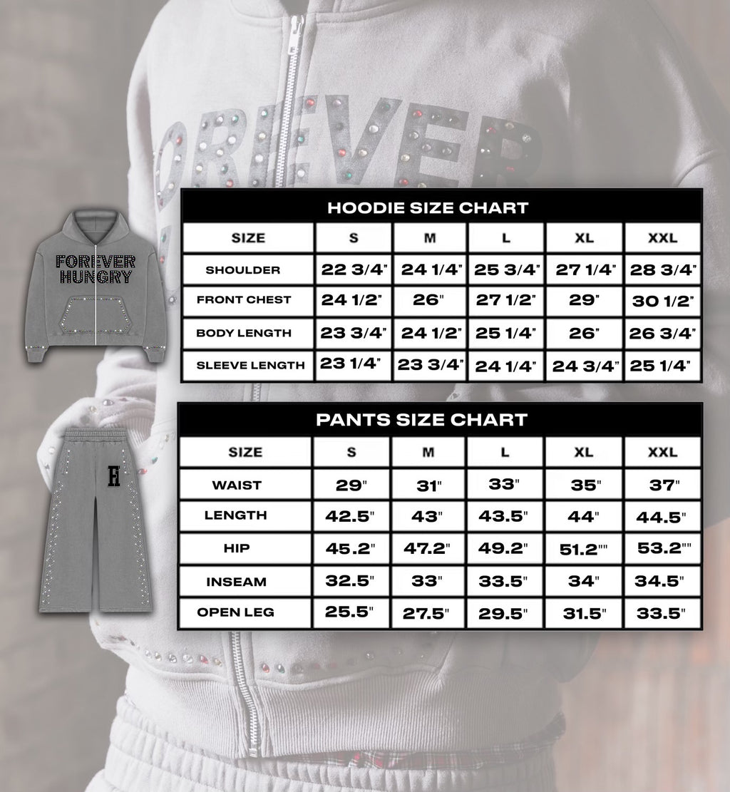 GREY GEMSTONE SWEATS