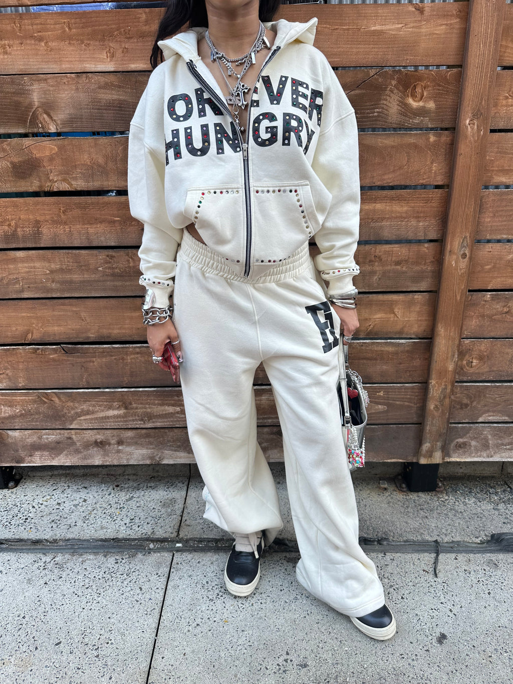 CRÈME GEMSTONE SWEATS