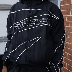 Forever Windbreaker Set Black & Black view 2