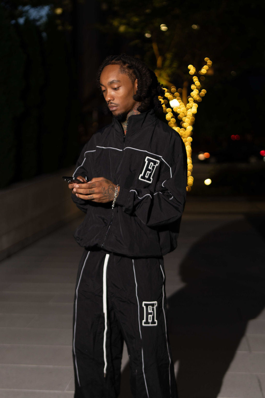 Essential Windbreaker Pants Black