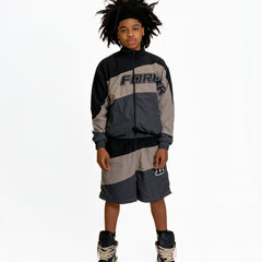 Forever Windbreaker Black & Grey view 2
