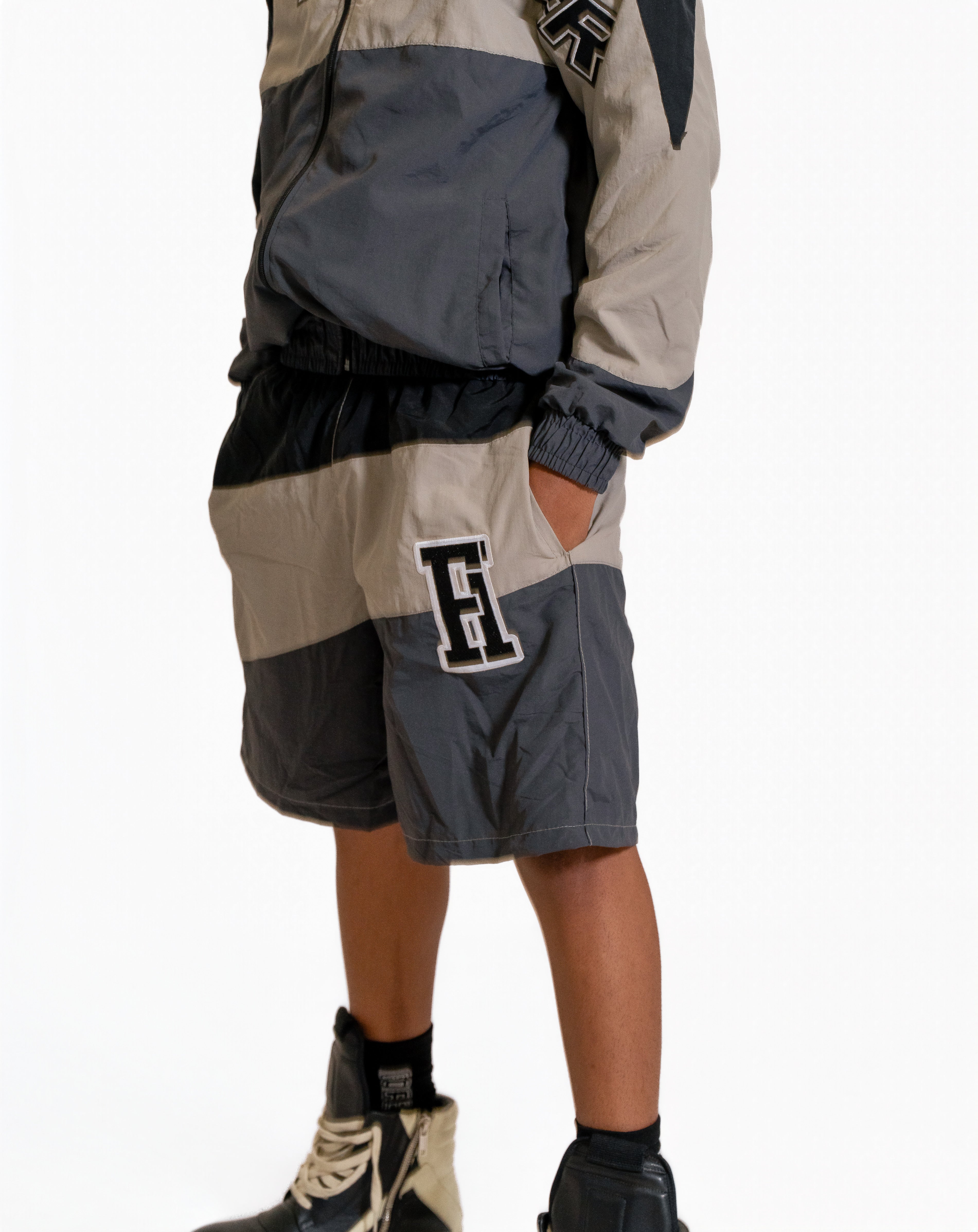 Forever Windbreaker Black & Grey