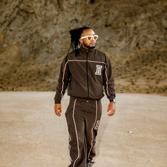 Essential Windbreaker Pants Brown view 4