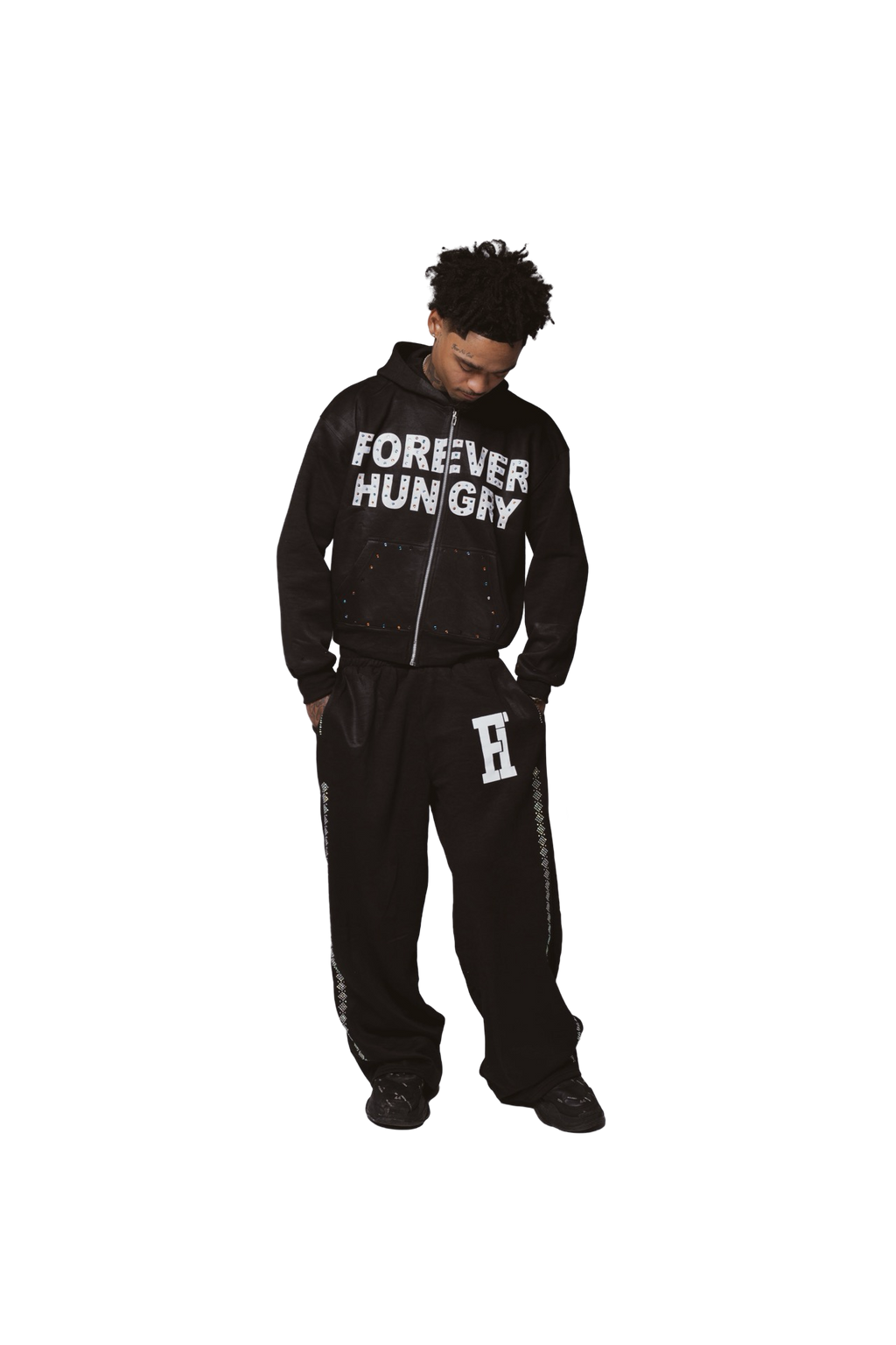 BLACK GEMSTONE SWEATS