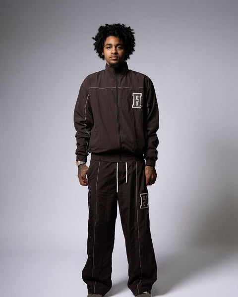 Essential Windbreaker Tracksuit Brown