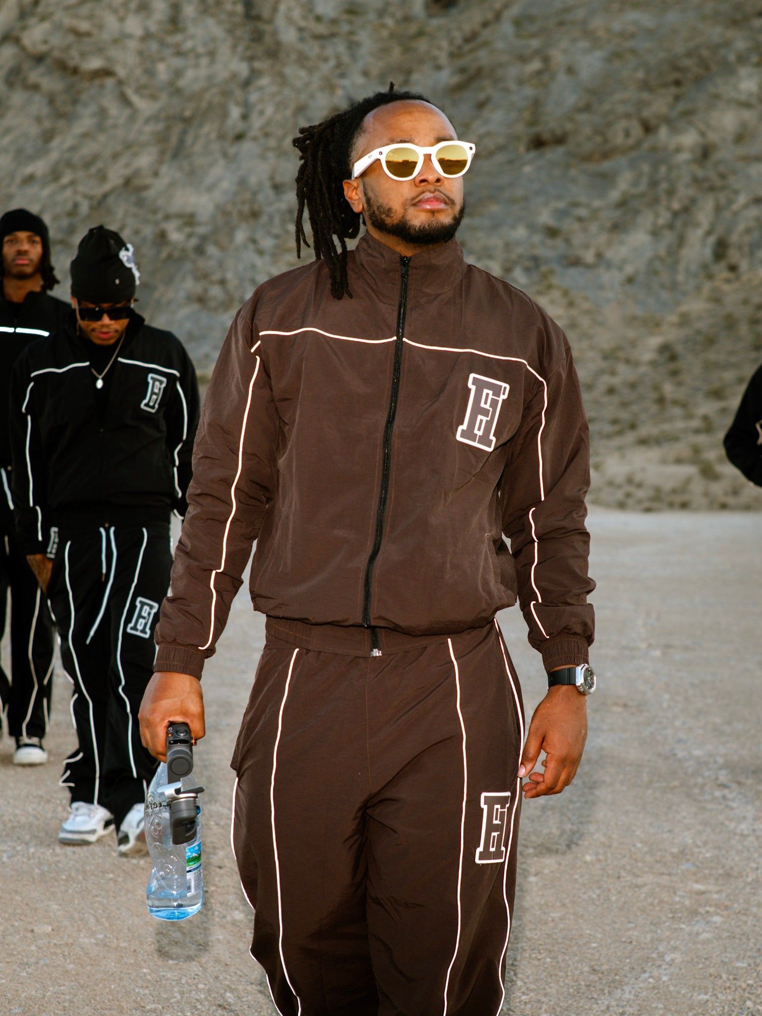 Essential Windbreaker Pants Brown