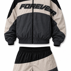 Forever Windbreaker Black & Grey view 5