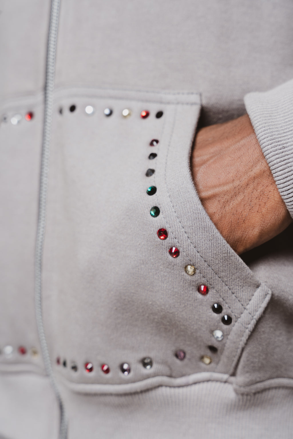 Gemstone Tracksuit Crème & Grey Bundle