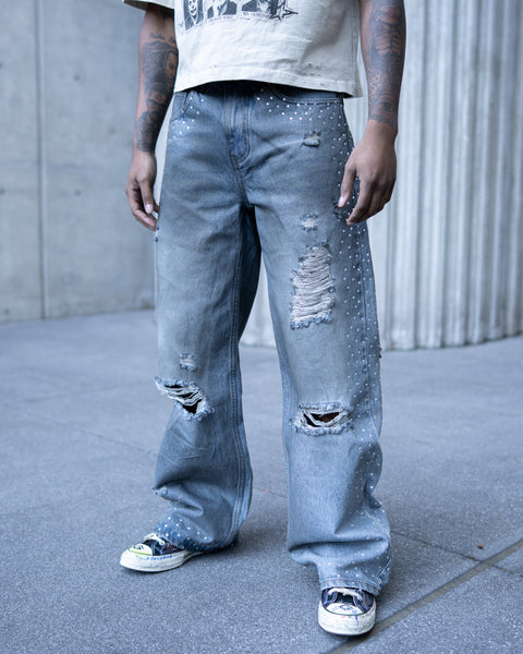 Dirty Rhinestone Denim