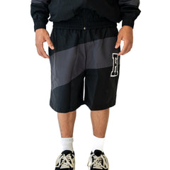 Windbreaker Short Set Black & Black view 3