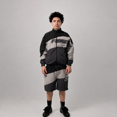 Forever Windbreaker Black & Grey view 1