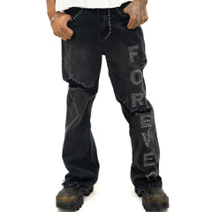 Forever Flared Jeans Dark Black view 2